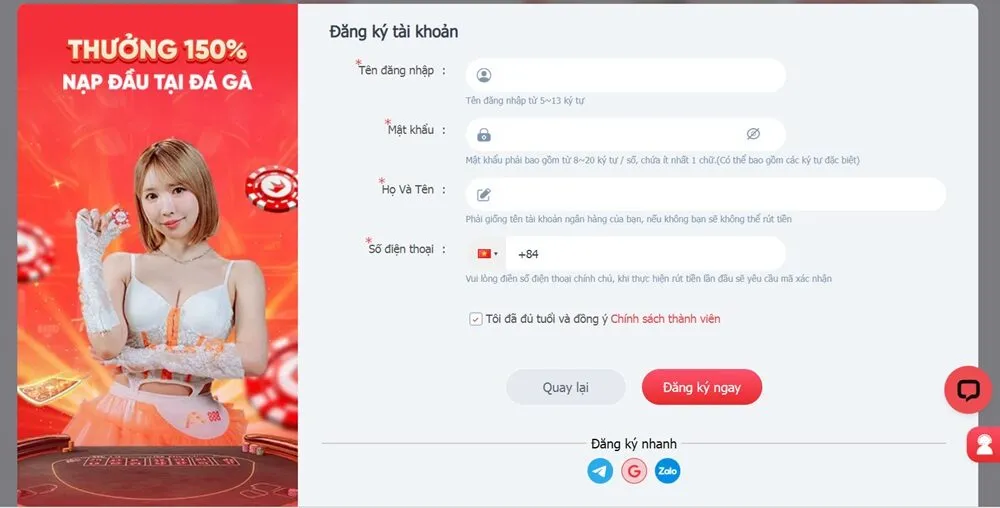 Hướng dẫn đăng ký AE888
